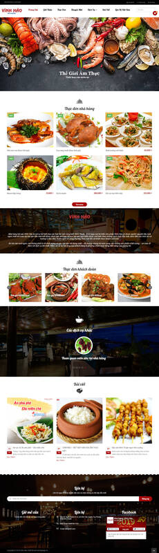 Website nhà hàng